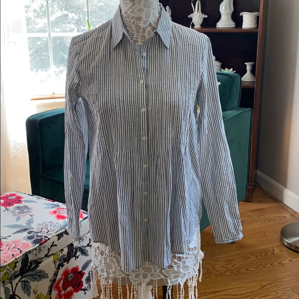 Lands’ end button down
